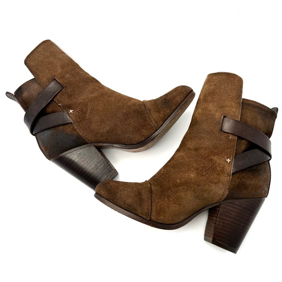 Rag & Bone Kinsey Suede Leather Strap Bootie - Picture 9 of 14